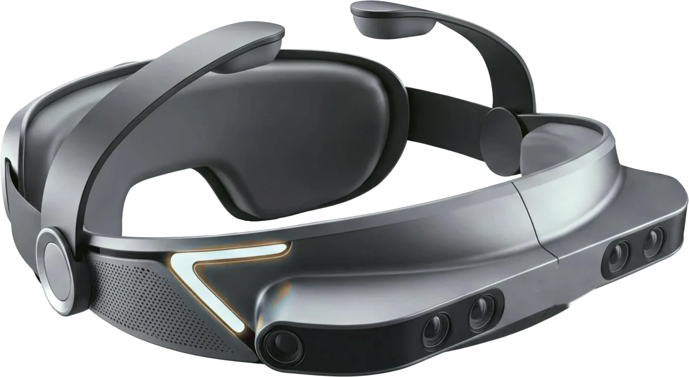 Head-mounted 6-camera data terminal (FPGA sync)