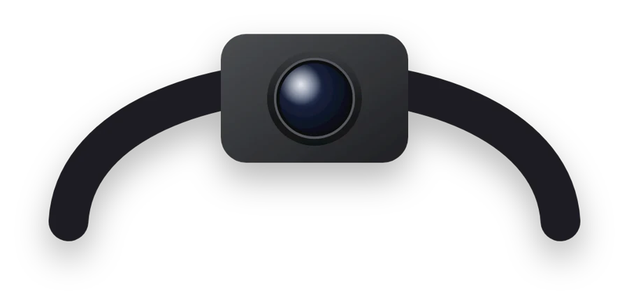 Head-mounted FPV egocentric camera