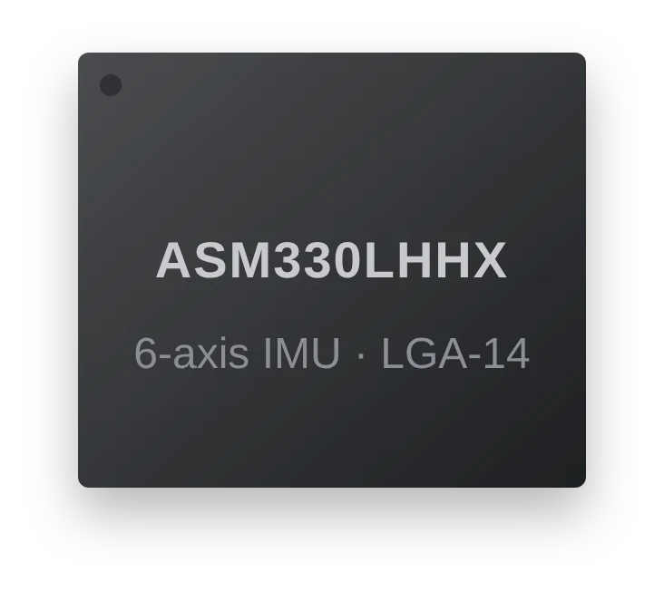ASM330LHHX automotive 6-axis IMU