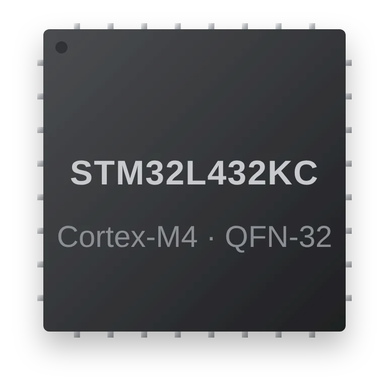 STM32L432KC Cortex-M4 MCU